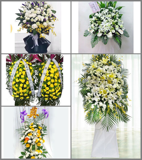 福建漳州漳浦县霞美镇巷内村白事花篮预定